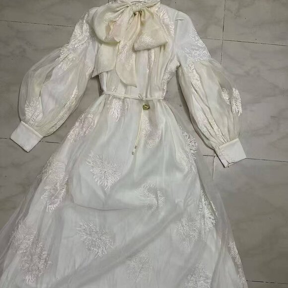 Zimmermann Dresses & Skirts - Zimmerman Tucked Shirt‑Dress